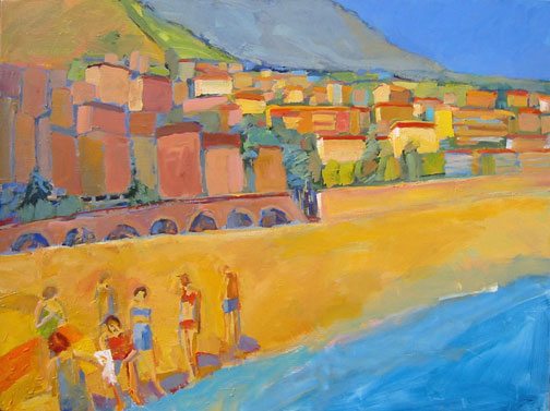 Beach at Menton