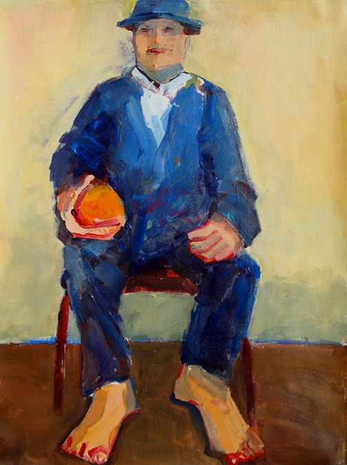 Man Holding Orange