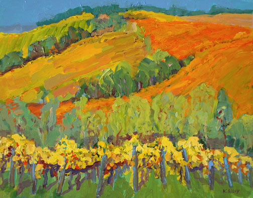 Autumn Vineyard Chalk Hill