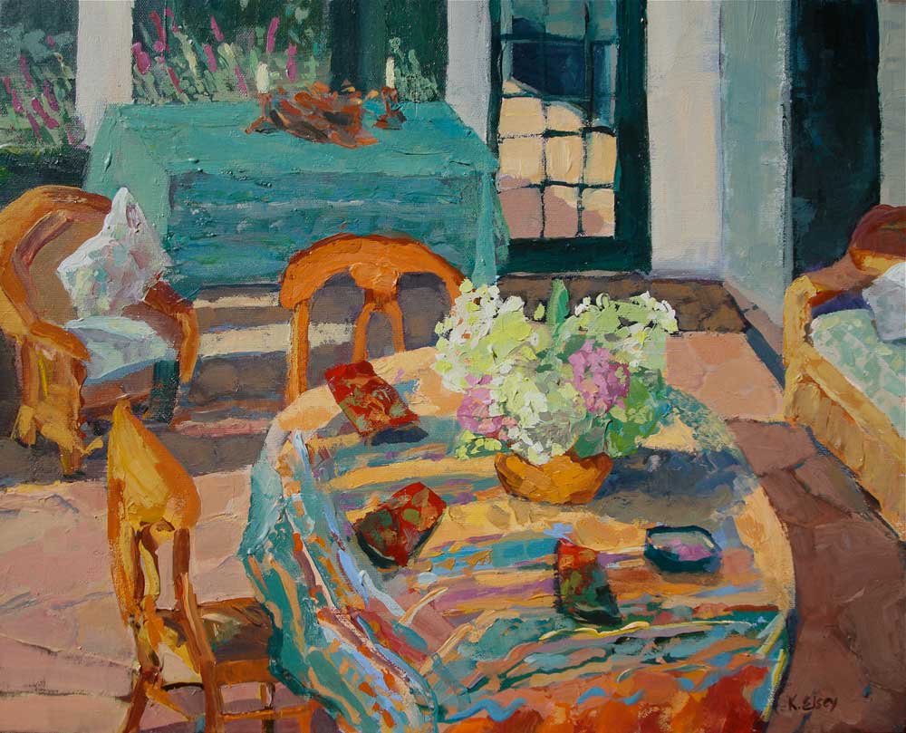 Kathleen Elsey paintings Porch
