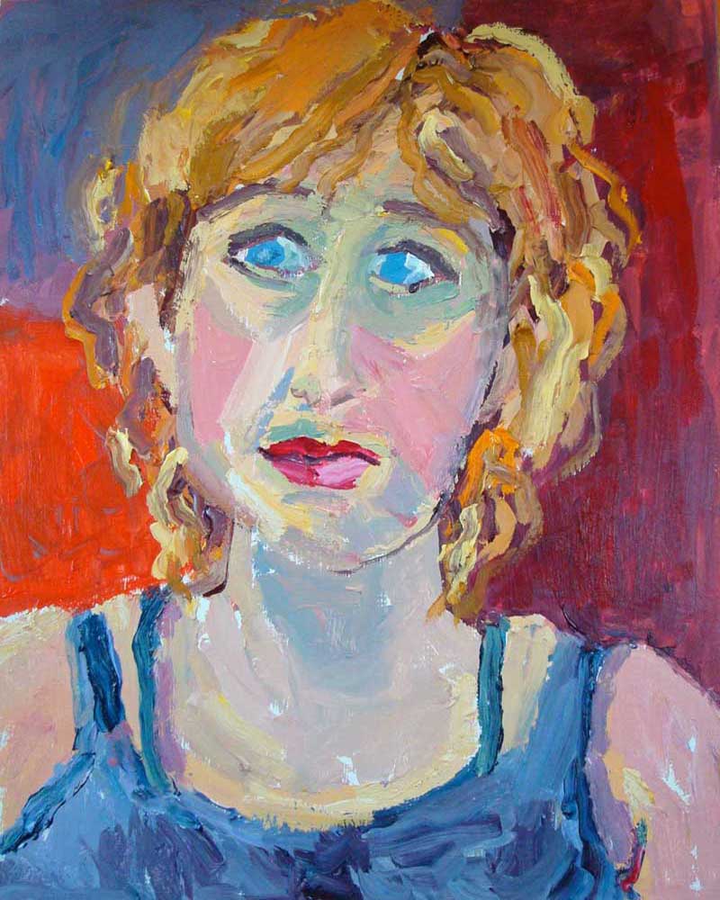 Kathleen Elsey Self Portrait Santa Barbara Artist 