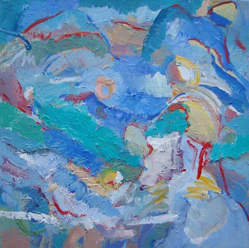 Kathleen Elsey Painting Swimming