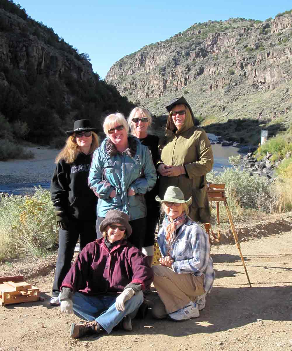Taos Painting Workshop Kathleen Elsey Rio Grand